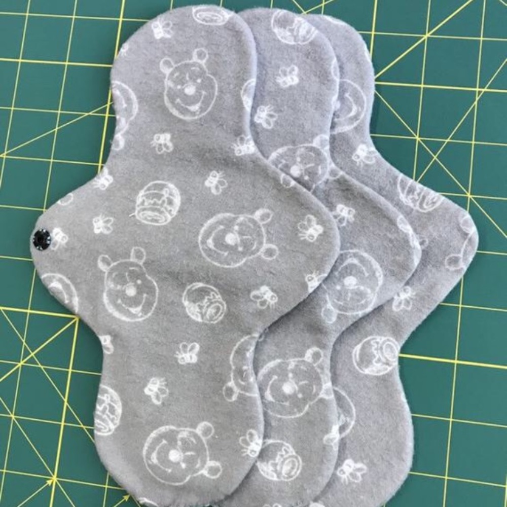 light cotton pantyliners mama cloth with snaps